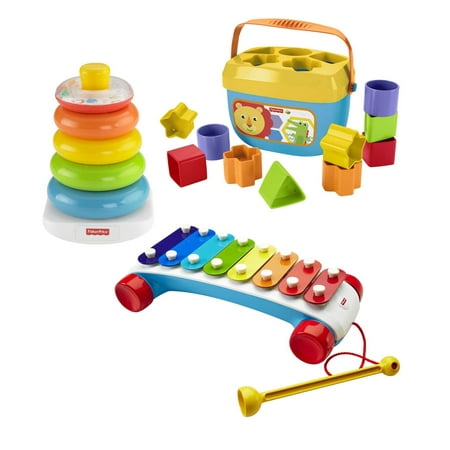 Fisher-Price Classic Infant Trio Gift Set Toy New With Box
