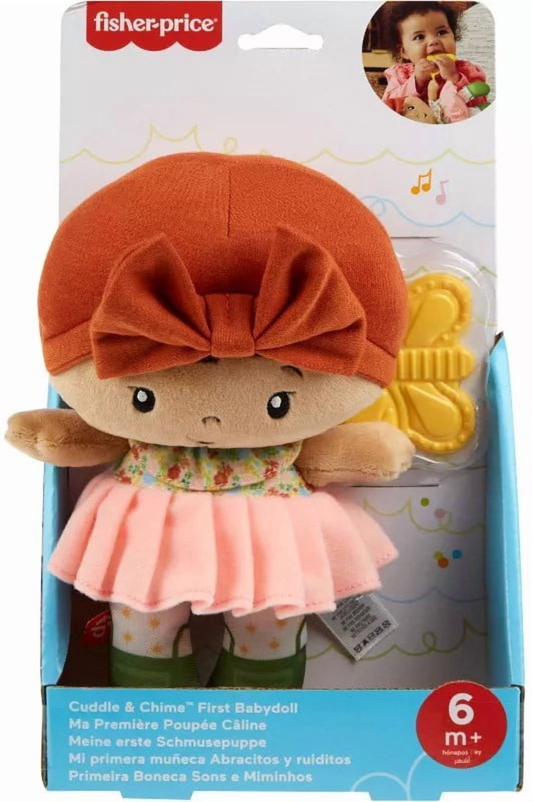 Fisher Price Cuddle Chime First Babydoll Plush Doll (Butterfly
