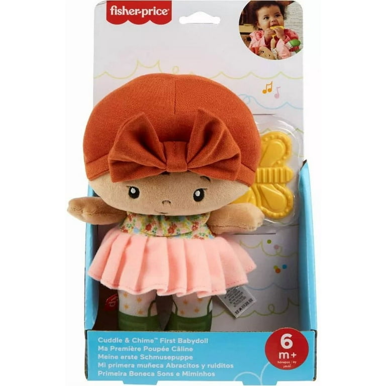 Fisher Price Cuddle Chime First Babydoll Plush Doll (Butterfly