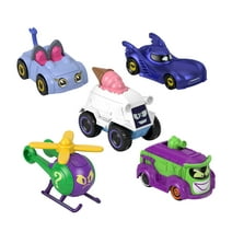 Fisher-Price DC Batwheels 1:55 Scale Car & Truck Play Vehicle Multipack, 5-Piece Diecast Toy Cars