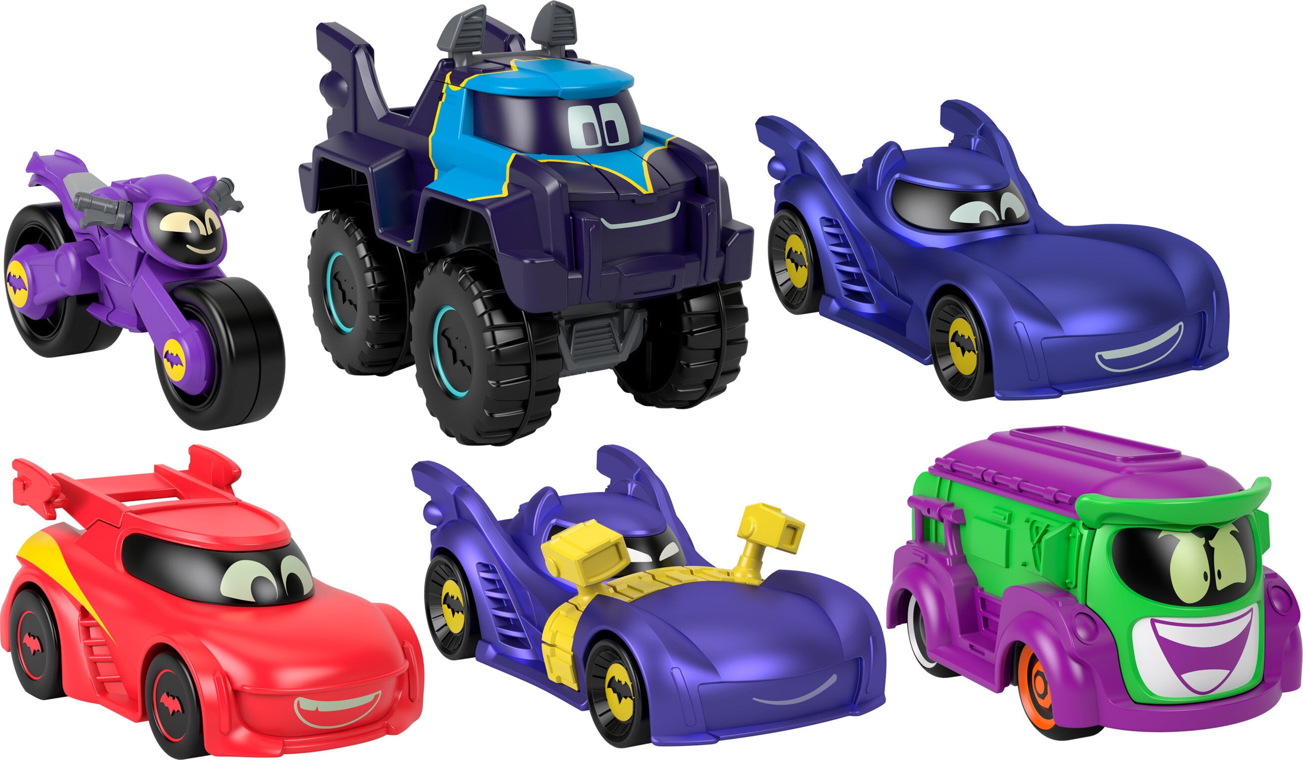 Fisher-Price DC Batwheels 1:55 Scale Diecast Car & Truck Play Vehicle Collection (Styles May Vary, Each sold separately)
