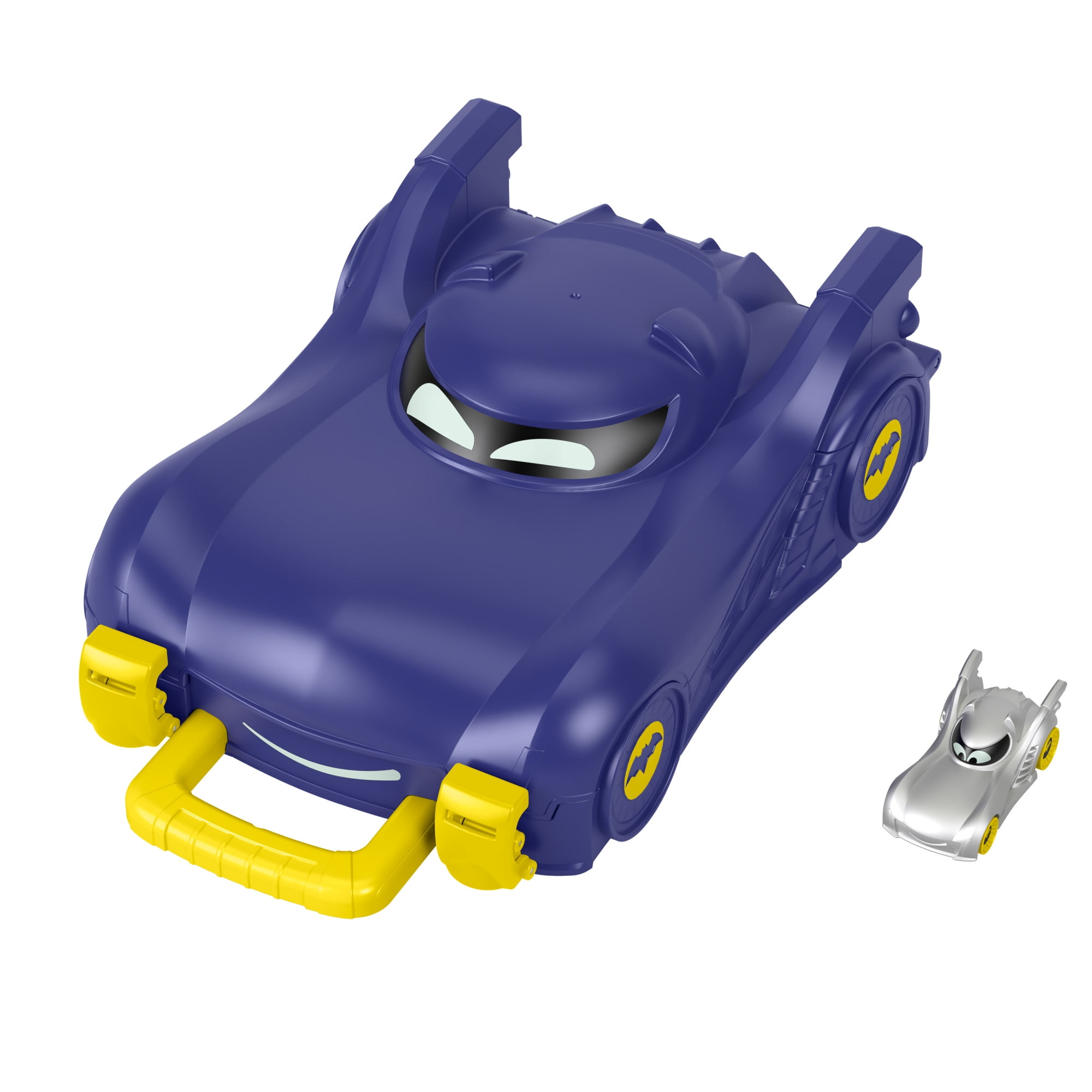 DC Batwheels Blue and Yellow Batmobile Carrying Case with Diecast Car