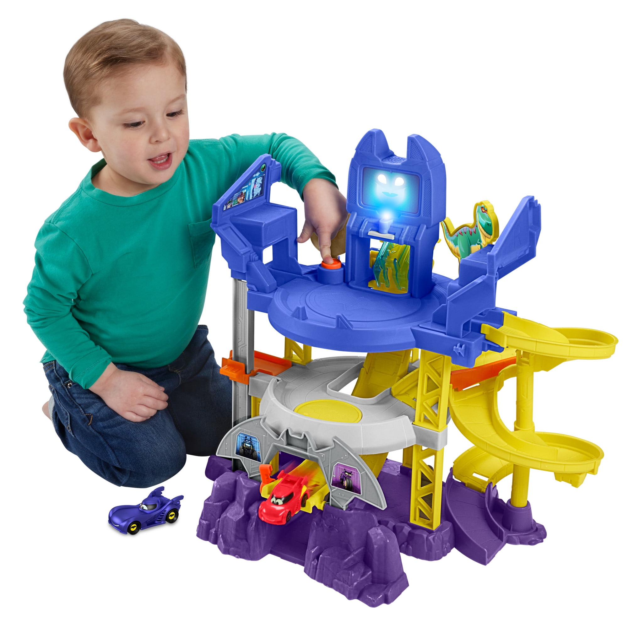 その他 Fisher-Price DCTransformingBatcave Imaginext Batman Superhero Playset: DC Super Friends