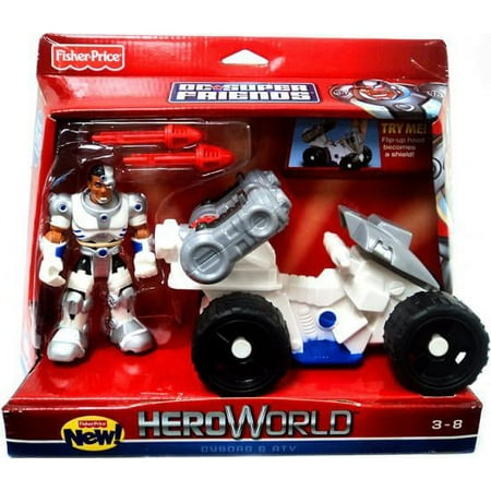 Fisher-Price DC Super Friends Hero World Cyborg & ATV Action Figure
