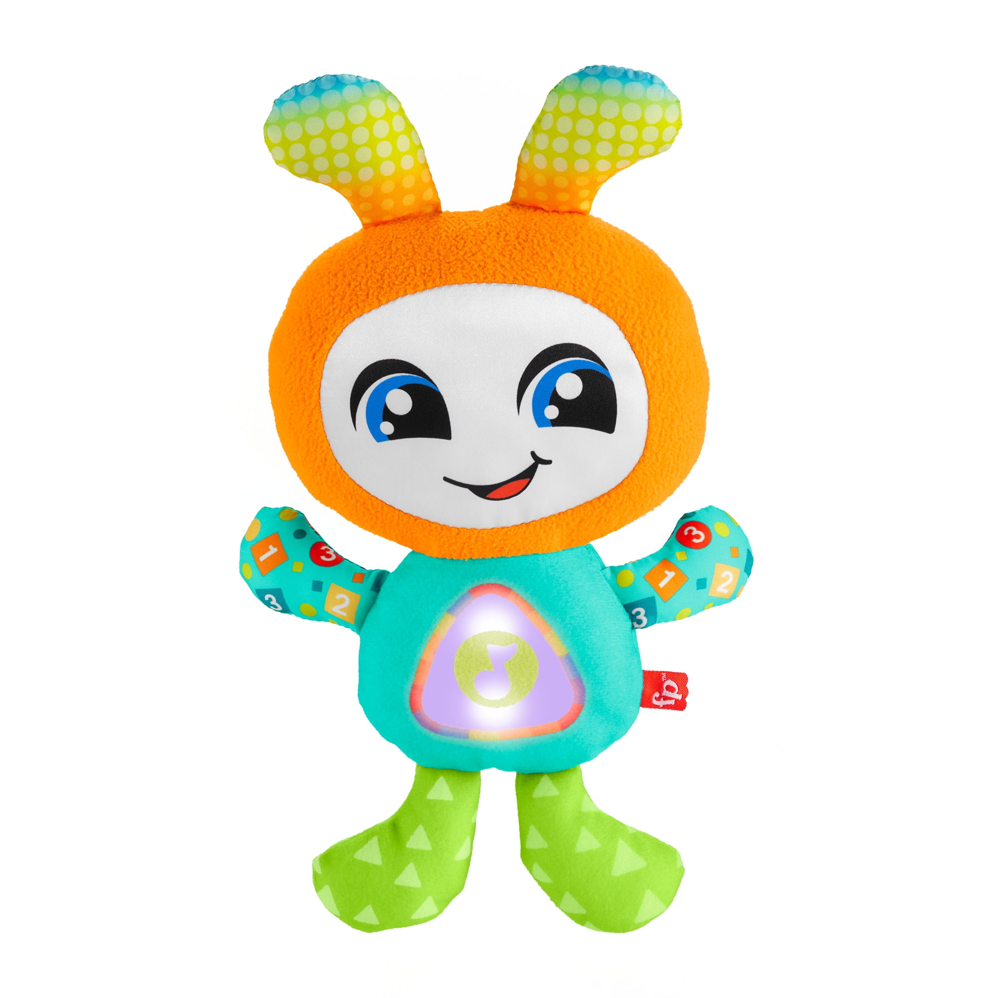 Fisher-Price DJ Groovin' Go Interactive Baby & Toddler Learning Toy with Music & Lights