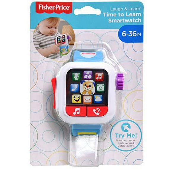 Fisher Price DP Laugh & Learn Smart Watch Blue