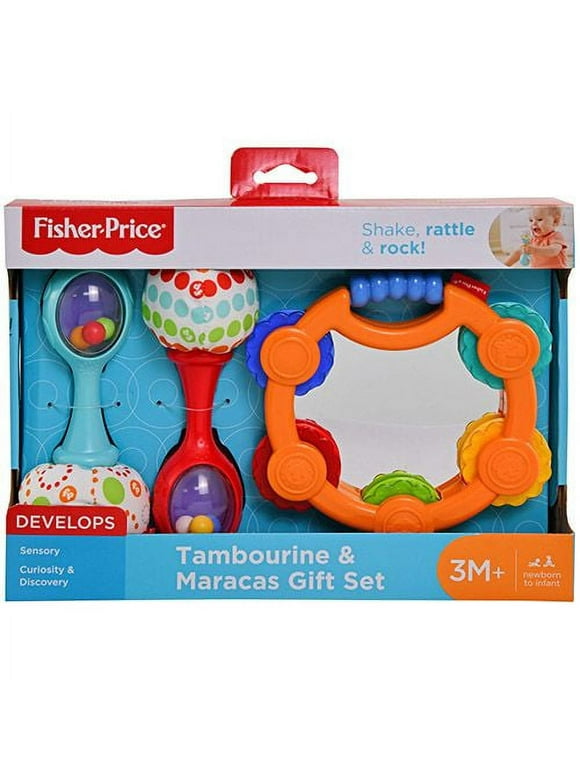 Fisher Price DP Tambourine & Maracas Gift Set