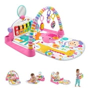 Fisher-Price Deluxe Kick & Play Piano Gym Baby Playmat with Electronic Learning Toy, Pink, Unisex