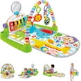thumbnail image 1 of Fisher-Price Deluxe Kick & Play Piano Gym Infant Playmat with Electronic Learning Toy, Green, 1 of 9
