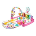 FisherPrice Deluxe Kick & Play Piano Gym, Pink Baby Grow Playmat for Tummy Time & Infant