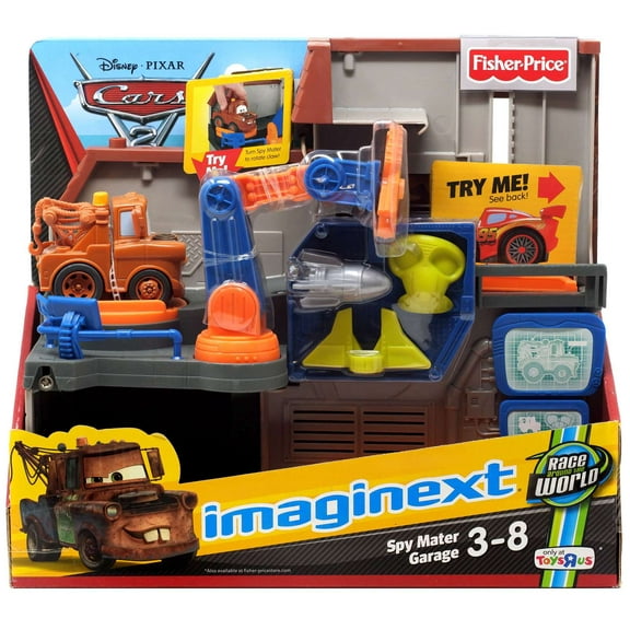 Fisher Price Disney Cars Cars 2 Imaginext Spy Mater Garage Exclusive Playset