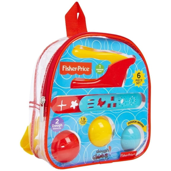 Fisher Price Dough Dots Squeeze & Mold 8.25 Backpack Clay