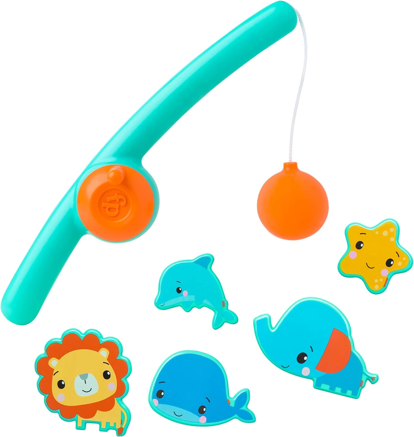 Fisher-Price Fishing Pole Baby Bath Toy, Fishing Game for Babies, Toddler  Toys, 6-Piece Set