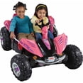 thumbnail image 1 of Fisher Price Girls Power Wheel Dune Racer 12V ATV Electric Ride-On | BCK89, 1 of 12
