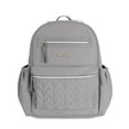 Fisher Price Grey Quilted Backpack Diaper Bag
