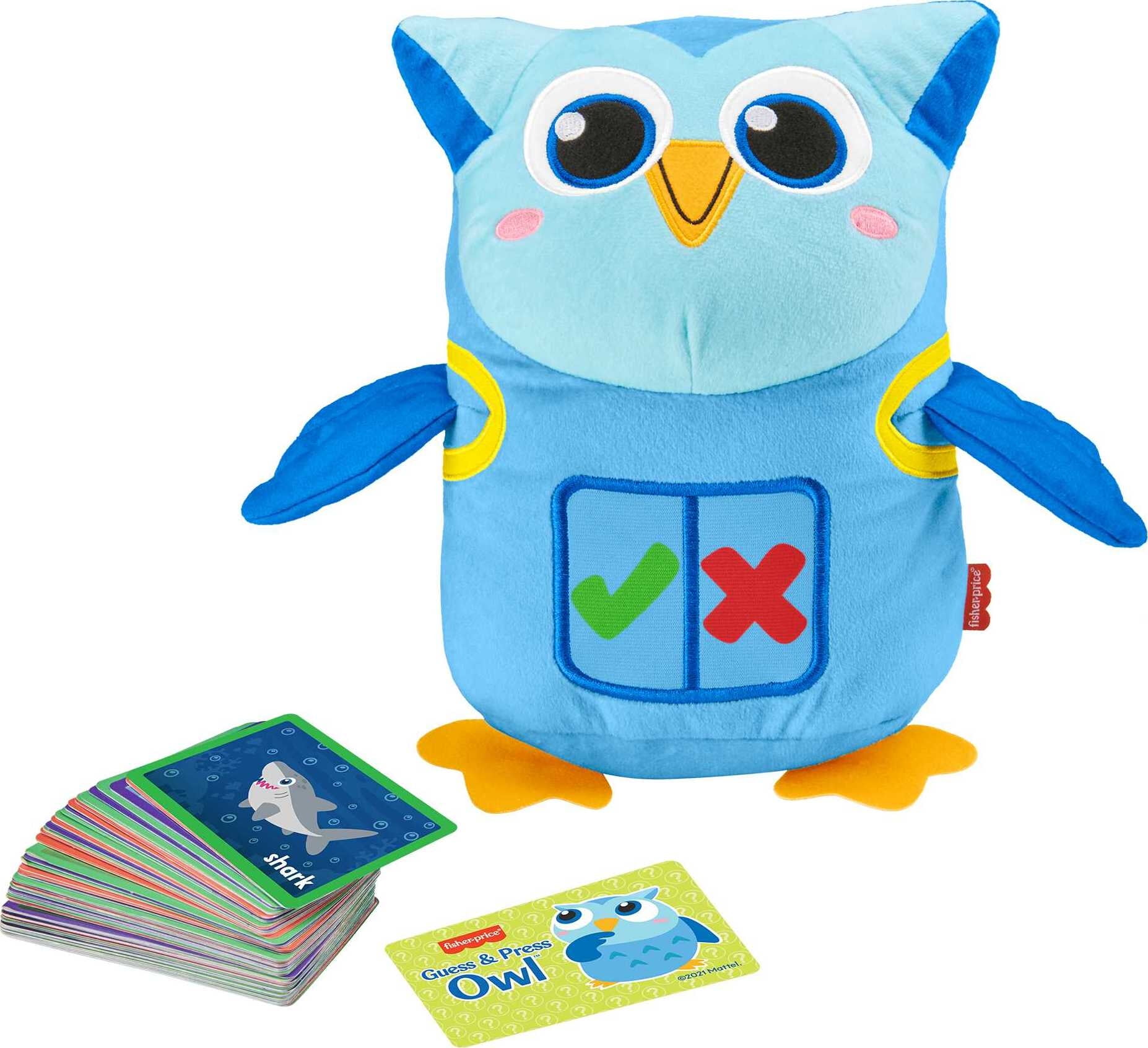 FisherPrice Guess & Press Owl Preschool Electronic Learning Toy, 57