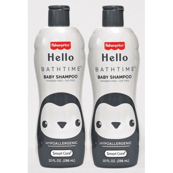 Fisher-Price Hello Bathtime Hypoallergenic Baby Shampoo ~ Paraben Free & Dye Free, 10 FL OZ.