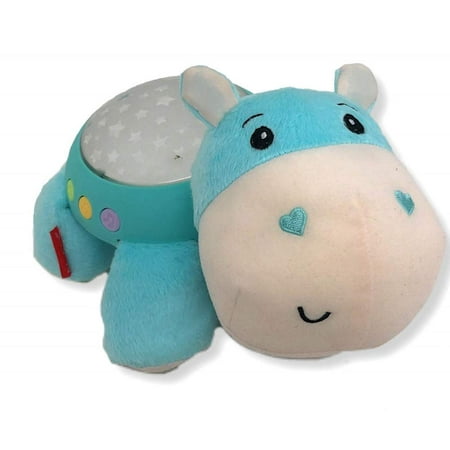Fisher-Price Hippo Projection Soother, Blue