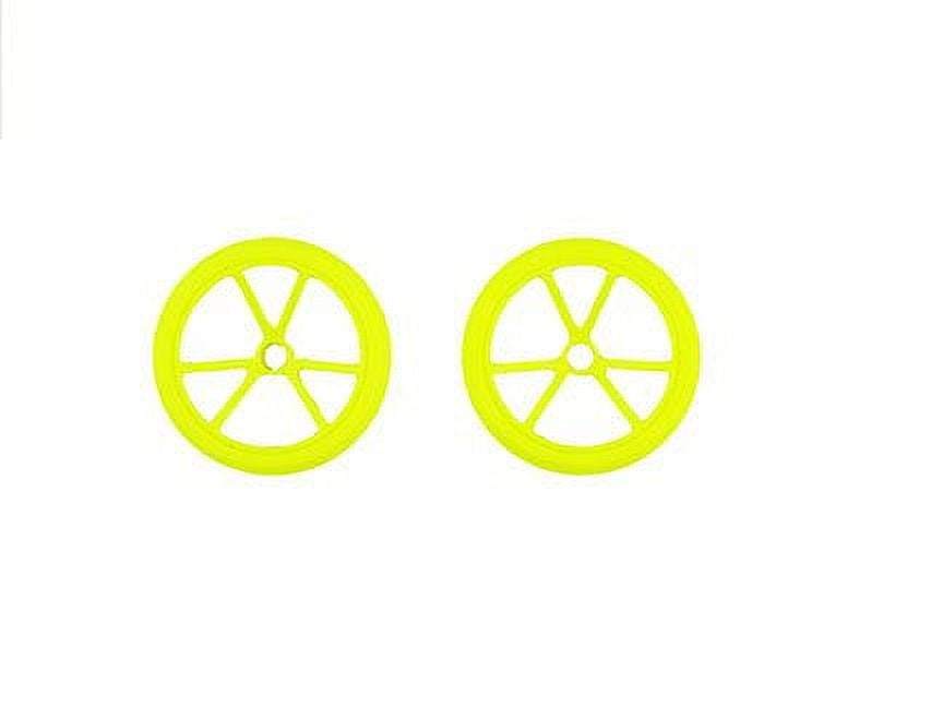 Fisher Price Hot Wheels RC Sky Shock Vehicle Yellow Replacement Rear Wheels