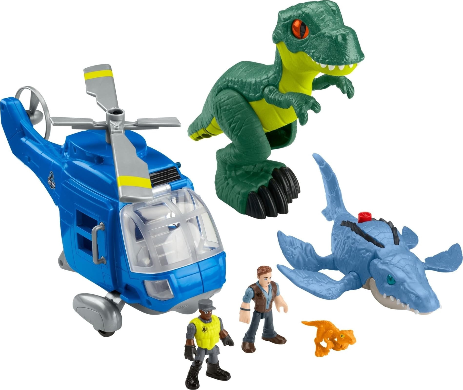 Fisher-Price Imaginext Collectible Jurassic World Dinosaur Toys for Ages 3+ Action Figures