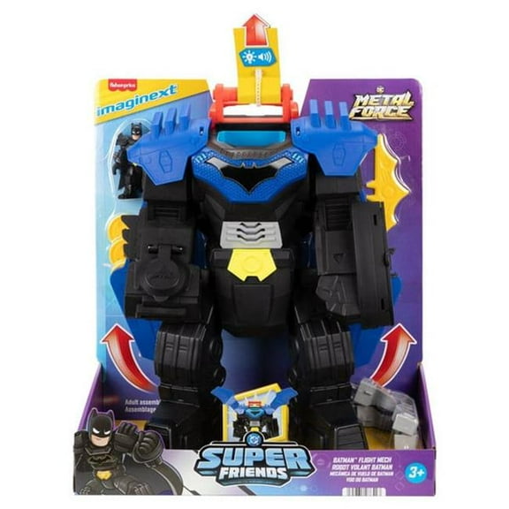 Fisher-Price MTTJDL03 Imaginext DC Super Friends Batman Mech Figures - 2 Piece