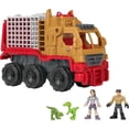 thumbnail image 1 of Fisher-Price Imaginext Jurassic World Camp Cretaceous Dinosaur Hauler & Yaz, 1 of 7