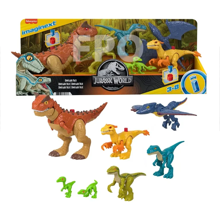 Fisher-Price Imaginext Jurassic World Dinosaur Set 7pc - Walmart.com