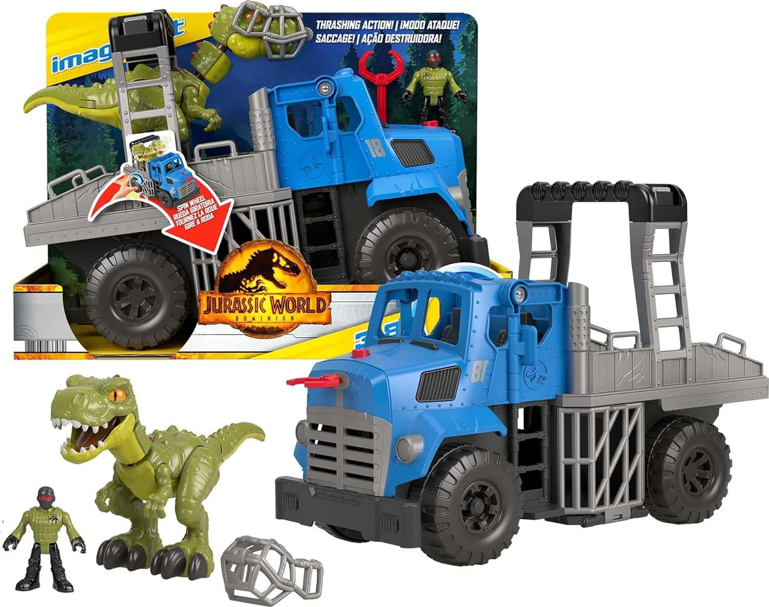 [Ｐｒｉｍａｌ　Ｂｌｕｅ] 【370×Disney】「the what the Jurassic World Dinosaur Toy: Primal Pal Blue - Real Figure