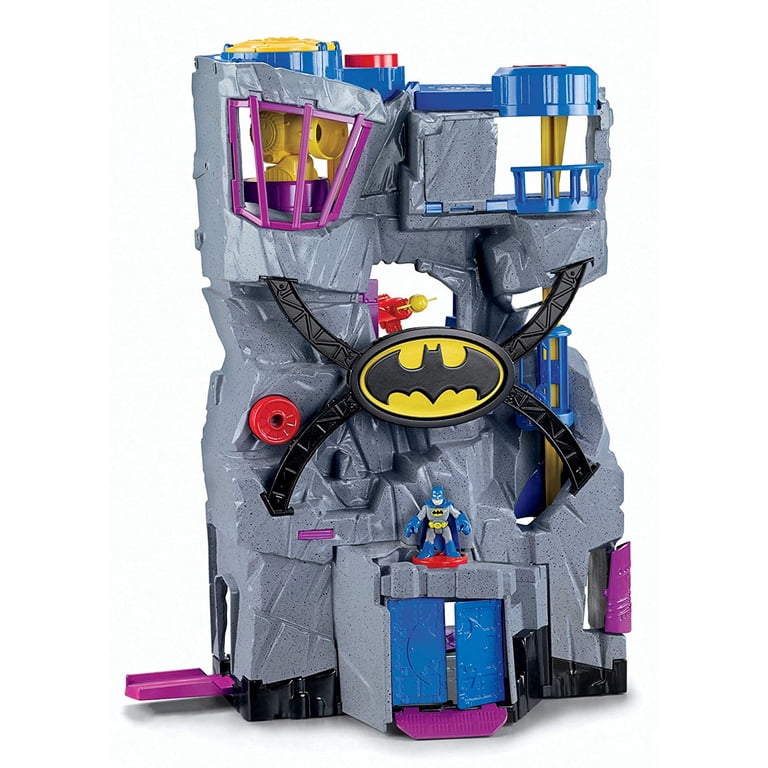 Fisher-Price Imaginext Batcueva Bat-Tech Con Luces Y Sonidos – Figura De Batman, Batwing Y Accesorios, Regalo Para Niños De 3 A 8 Años HGN70