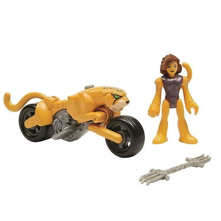Fisher-Price Imaginext Wonder Woman Cheetah Action Figure with Cycle Set
