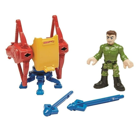 Fisher-Price Imaginext Wonder Woman Steve Trevor Island Defense Figures Set
