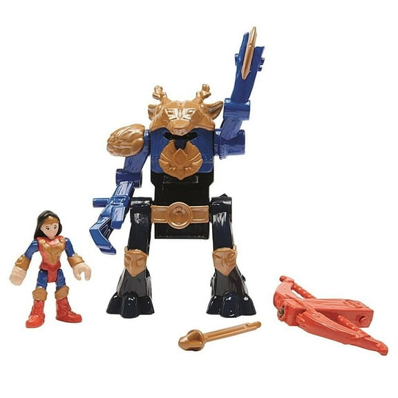 Fisher-Price Imaginext Wonder Woman Warrior Suit Action Figures Set DC Comics