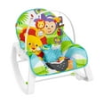 thumbnail image 1 of Fisher-Price Infant-To-Toddler Rocker, Green Jungle with Removable Bar, 1 of 12