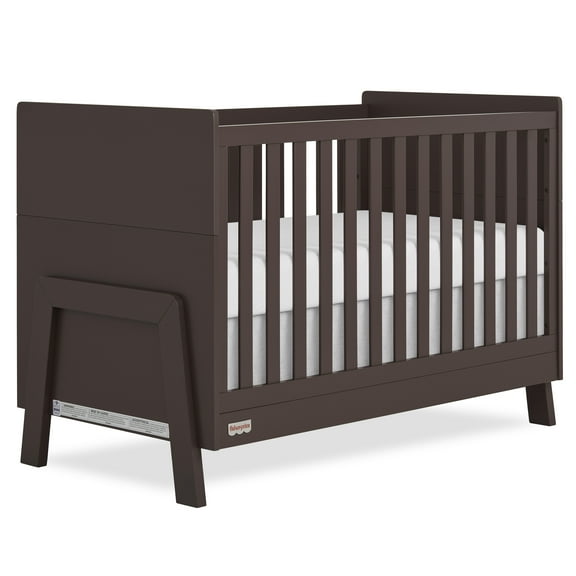 Fisher Price Iris 4 in 1 Convertible Crib by Dream On Me, Chocolate Chip