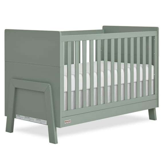 Fisher Price Iris 4 in 1 Convertible Crib by Dream On Me, Meadow Green