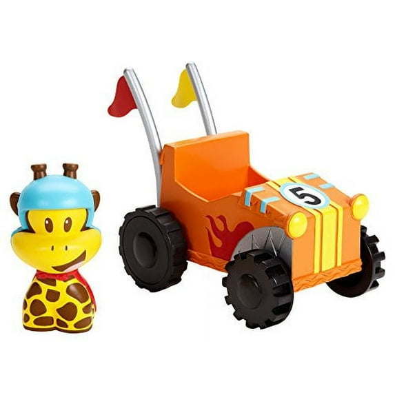 Fisher-Price Julius Jr. Pullback Racer Clancy's Get-Up-&-Go Kart