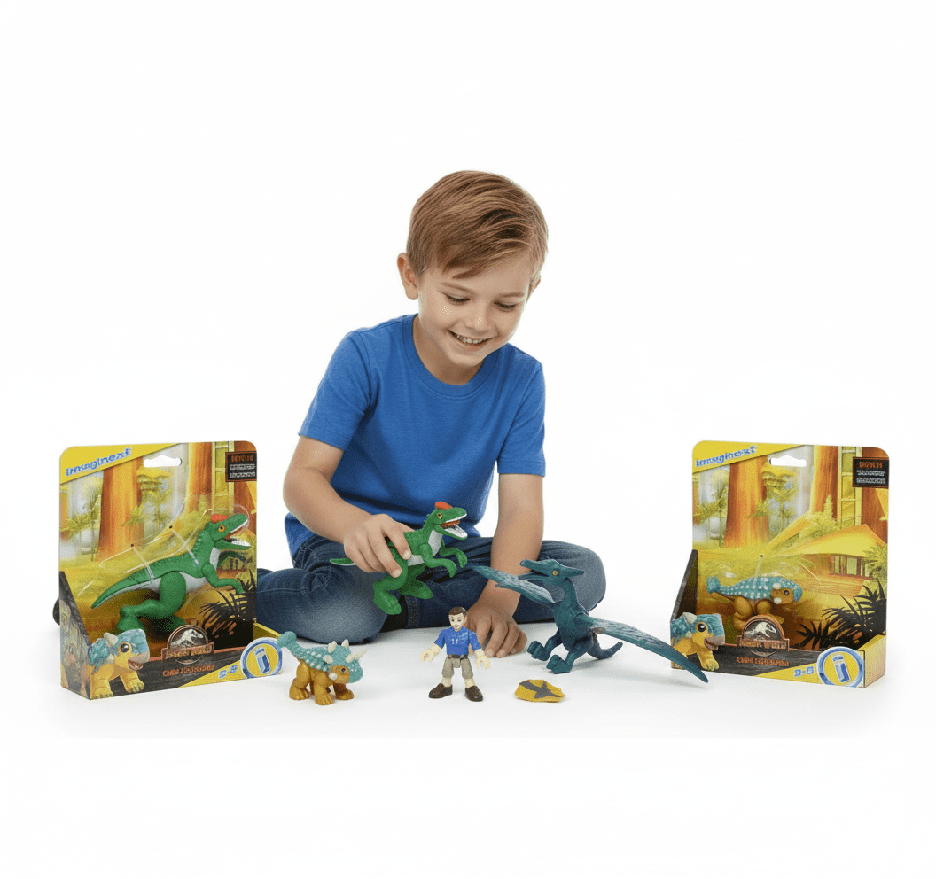 Fisher Price Jurassic World Dinosaurs 3-Pack Action Figures