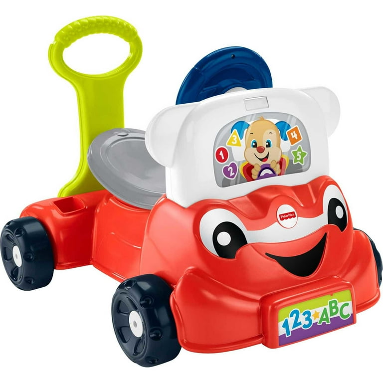 Fisher Price Laugh Learn 3 in 1 Smart Car Interactive Infant Walker Toddler Ride On Toy