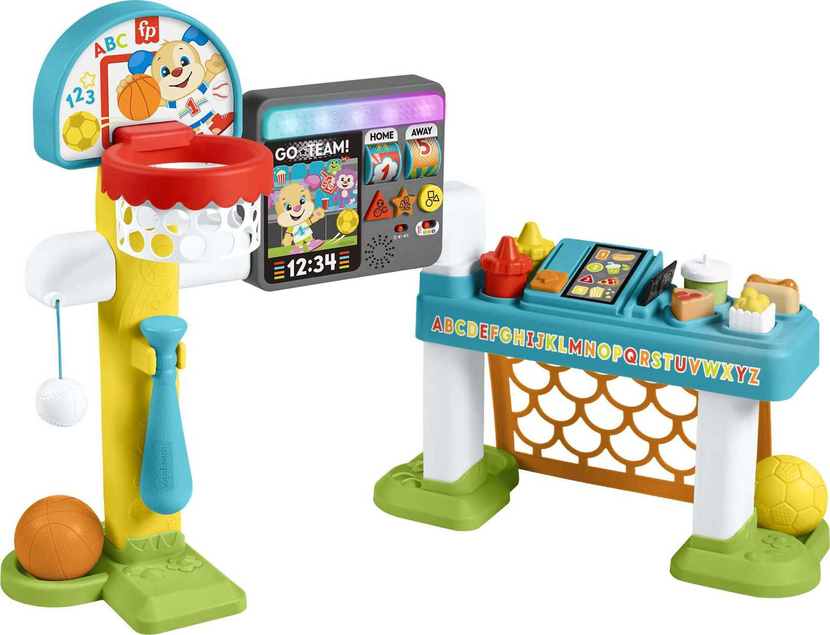 Fisher-Price Laugh & Learn 4-in-1 Game Experience Sports Activity Center & Toddler Learning Toy - image 1 of 7