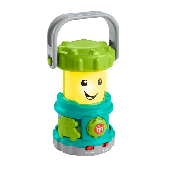 Fisher-Price Laugh & Learn Camping Fun Lantern Baby & Toddler Learning Toy with Lights & Music