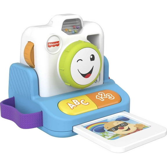 Fisher-Price Laugh & Learn Click & Learn Instant Camera, Musical Toy