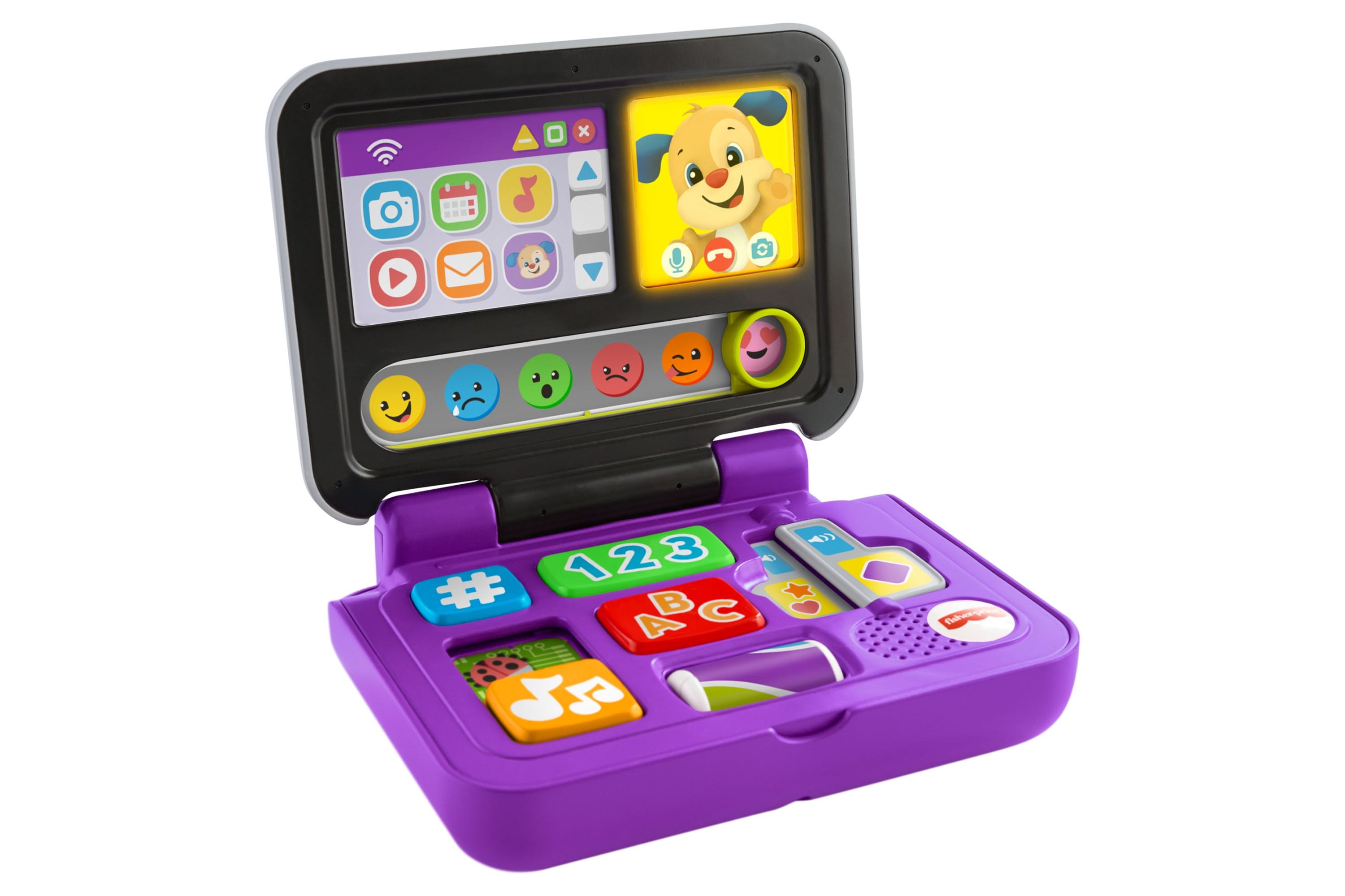 Fisher-Price Laugh & Learn Click & Learn Laptop Pretend Computer Baby & Toddler Toy - image 1 of 8