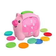 Fisher-Price Laugh & Learn Count & Rumble Piggy Bank Baby & Toddler Toy with Music & Motion