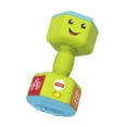 thumbnail interactive-video image 1 of Fisher-Price Laugh & Learn Countin’ Reps Dumbbell Musical Baby Rattle Toy for Unsex Infant & Toddler, 1 of 8