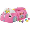 thumbnail image 1 of Fisher-Price Laugh & Learn Crawl Around Car, Electronic Learning Toy Activity Center for Baby, Pink, 1 of 7