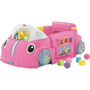 Fisher-Price Laugh & Learn Crawl Around Car, Electronic Learning Toy Activity Center for Baby, Pink