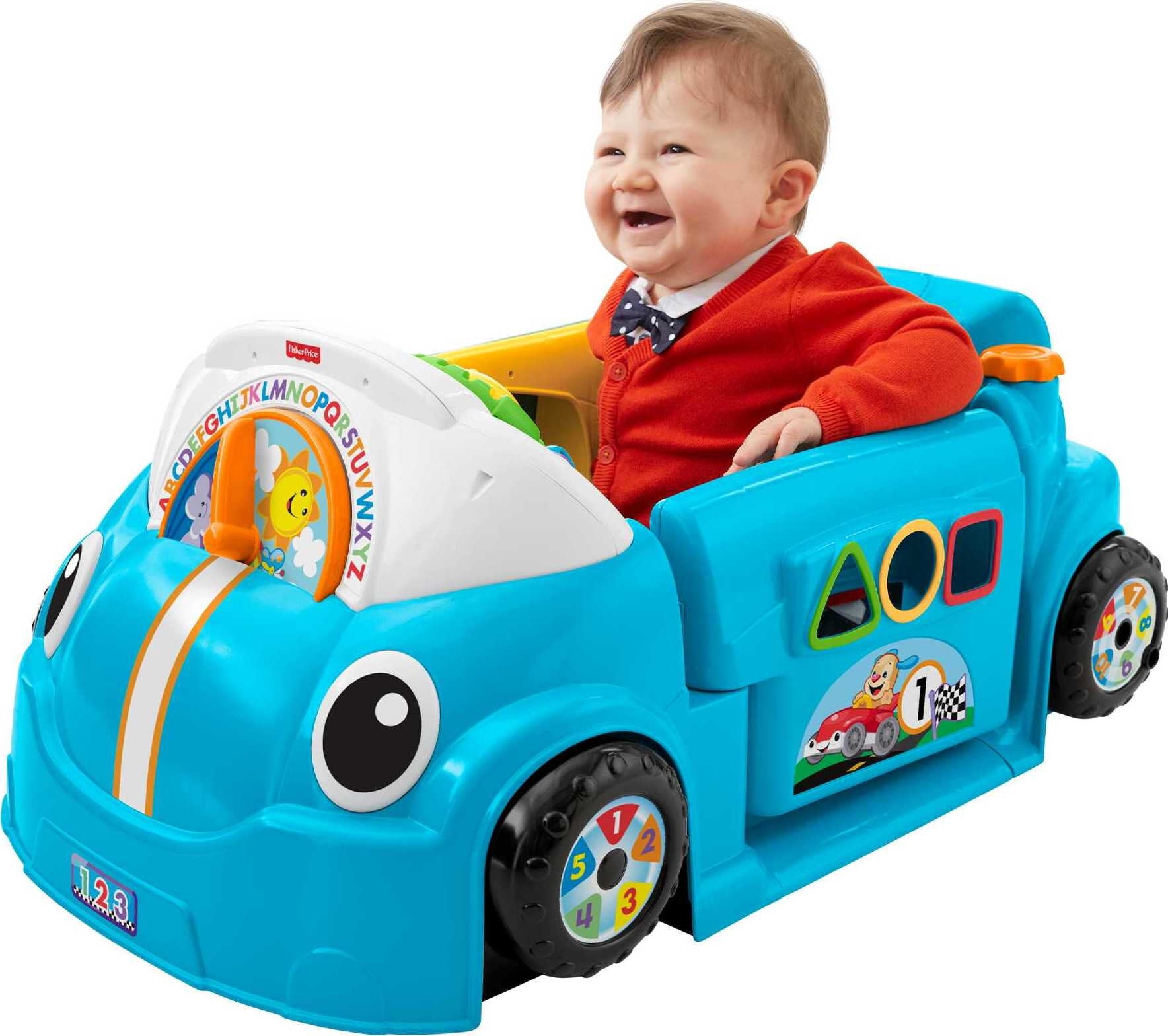 フィッシャープライス　車　コース Fisher-Price Laugh & Learn Crawl Around Car | Mattel