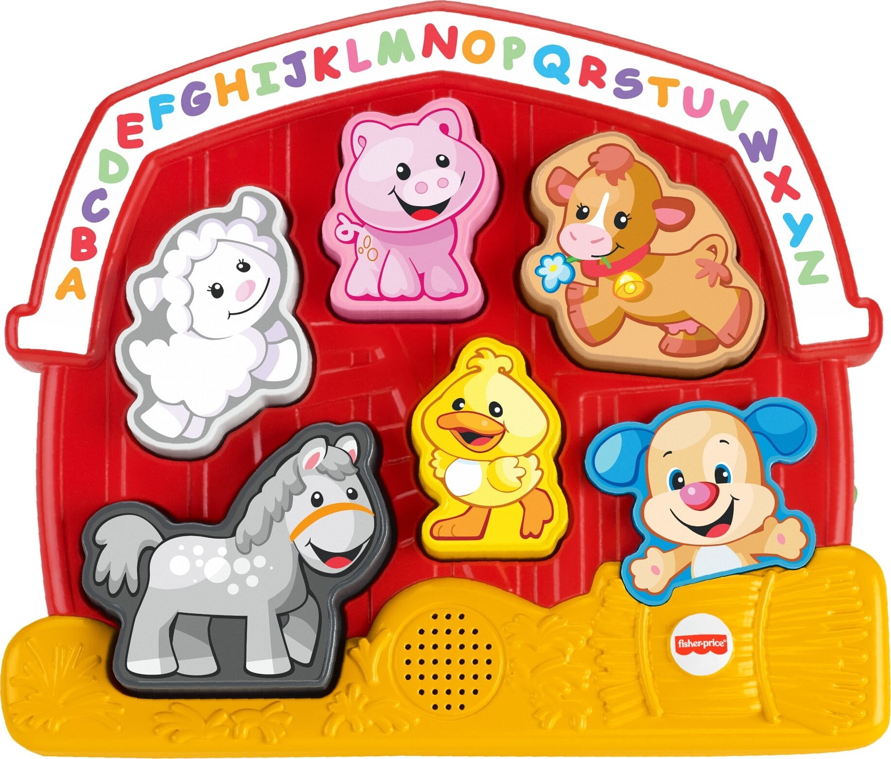 Fisher-Price Laugh & Learn Farm Animal Puzzle with 7 Different Songs