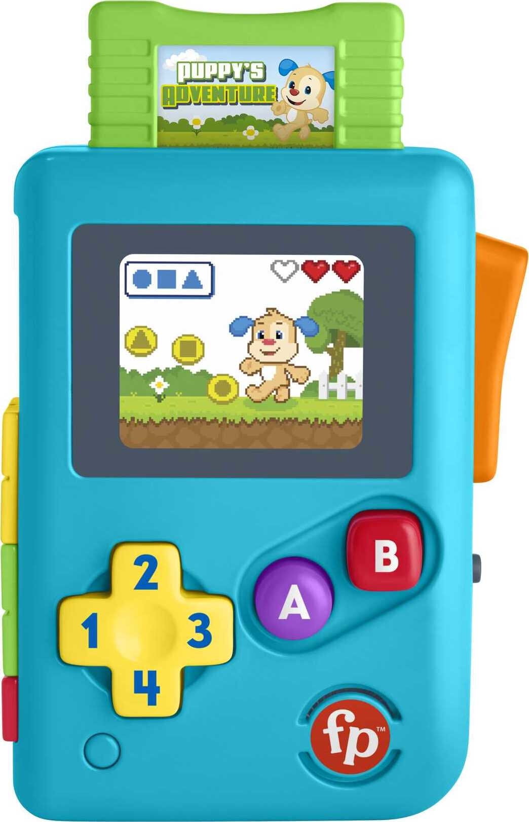 Fisher-Price Laugh & Learn Lil’ Gamer Pretend Video Game Learning Toy for Infants & Toddlers