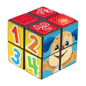Fisher-Price Laugh & Learn Puppys Activity Cube Electronic Learning Toy for Baby & Toddler